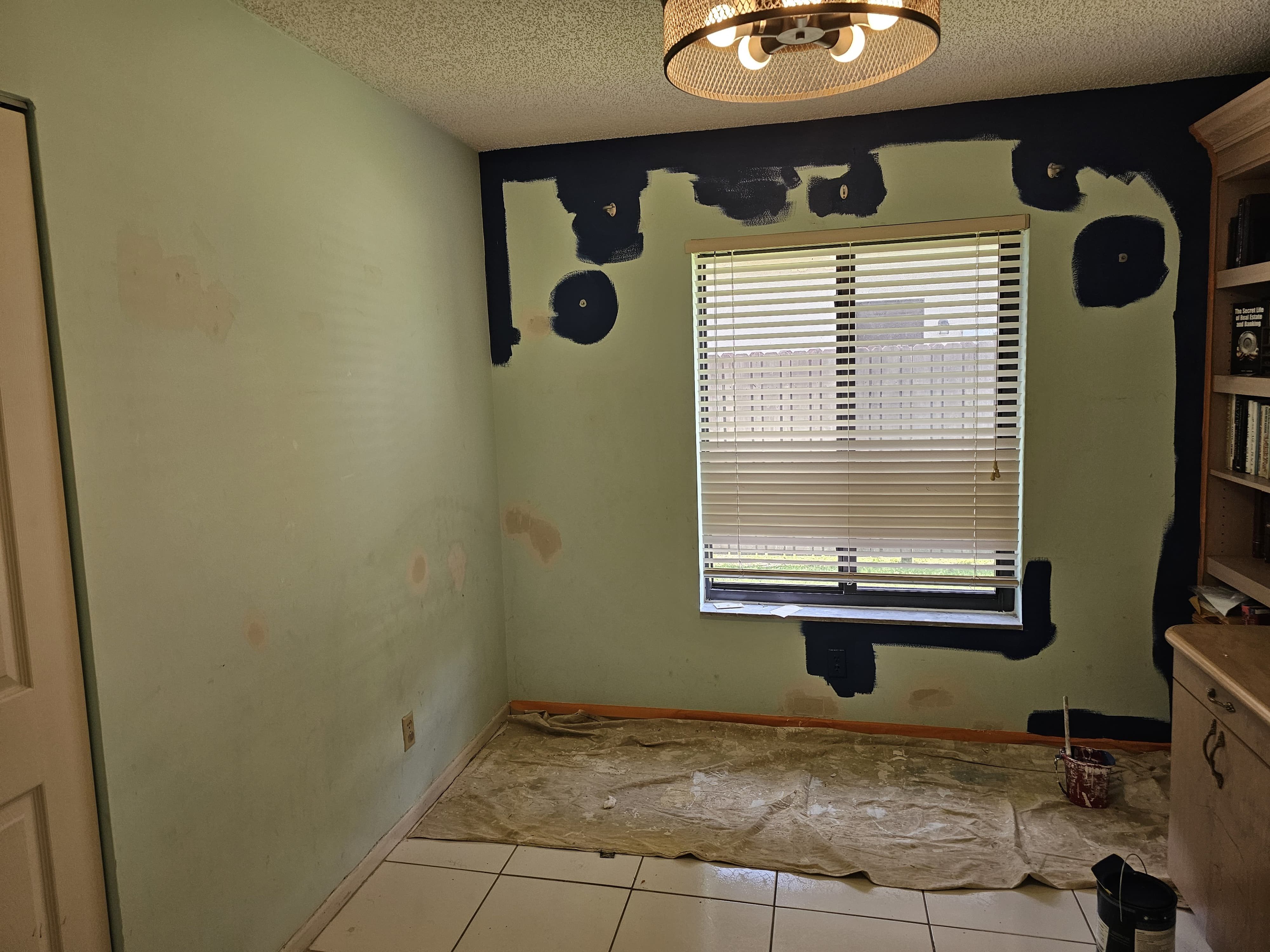 Room before painting Boca Raton project